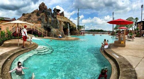 View of the Lava Pool at the Polynesian