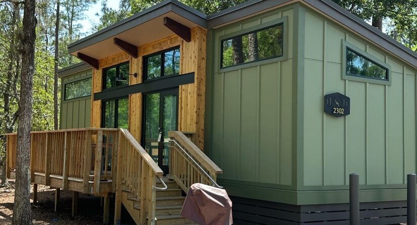 Exterior view of a cabin at Disney's Fort Wilderness