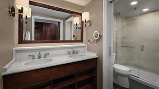 View of the bathroom at Disney's Yacht Club