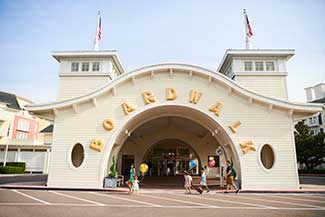 BW-ENTRY View of the Boardwalk Resort's main entry arch