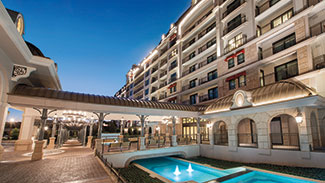 RIV-riviera-exterior View of the main entrance to Disney's Riviera Resort