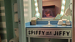 AOA-Cars-Suite-Bathroom View of a Cars Suite bathroom at Disney's Art of Animation resort