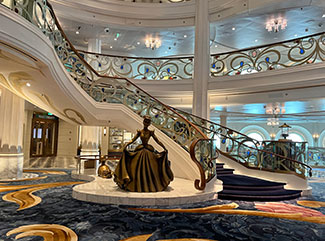 AEP-Wish-Atrium View of the Atrium aboard the Disney Wish